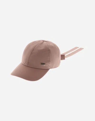 Herno Baseballkappe Aus New Techno Taft In Red