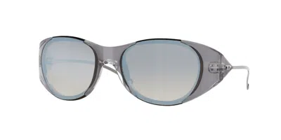 Diesel Iconic Oval Sunglasses In Gray