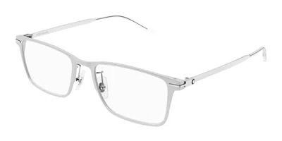 Montblanc Rectangle-frame Glasses In White