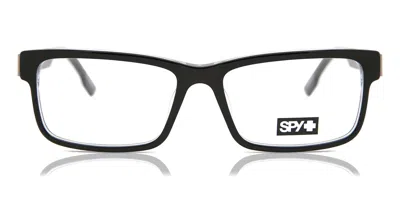 Spy Unisex Black Rectangular Eyeglass Frames Weston56 In Multi
