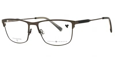 Joseph Abboud Ja4105 Metal Rectangular Eyeglasses In Black
