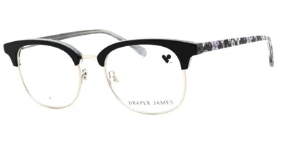 Draper James Rectangle-frame Glasses In Black