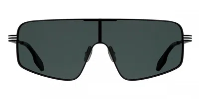 Canada Goose 58mm Gradient Modified Rectangular Shield Sunglasses In Black