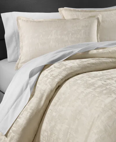 Hotel Collection Cresca Solid 3-pc. Comforter Set, Full/queen, Macy's Exclusive In White