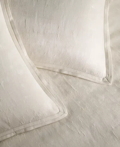 Hotel Collection Cresca Solid 3-pc. Comforter Set, Full/queen, Macy's Exclusive In White