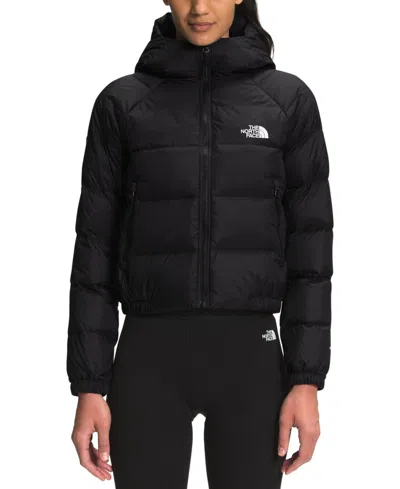 The North Face Thermal-insulated Channel Quilted Hooded Puffer Jacket In Black