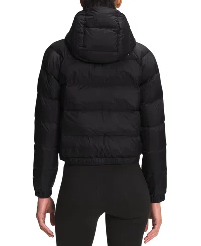 The North Face Thermal-insulated Channel Quilted Hooded Puffer Jacket In Black