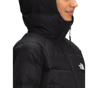 The North Face Thermal-insulated Channel Quilted Hooded Puffer Jacket In Black