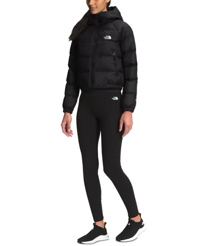 The North Face Thermal-insulated Channel Quilted Hooded Puffer Jacket In Black