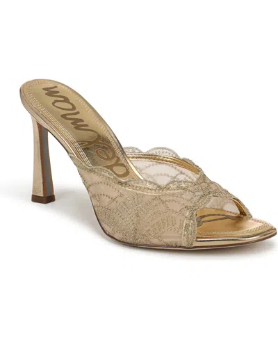 Sam Edelman Iva Mesh Sandal In Neutral