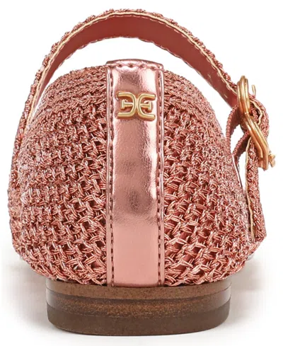 Sam Edelman Michaela Knit Mary Jane Flat In Pink