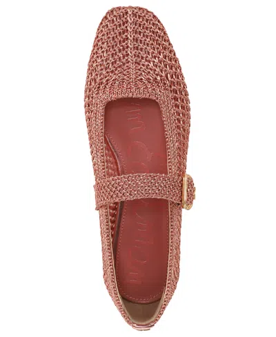 Sam Edelman Michaela Knit Mary Jane Flat In Pink