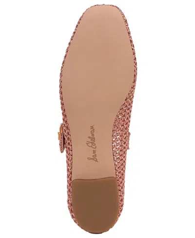Sam Edelman Michaela Knit Mary Jane Flat In Pink