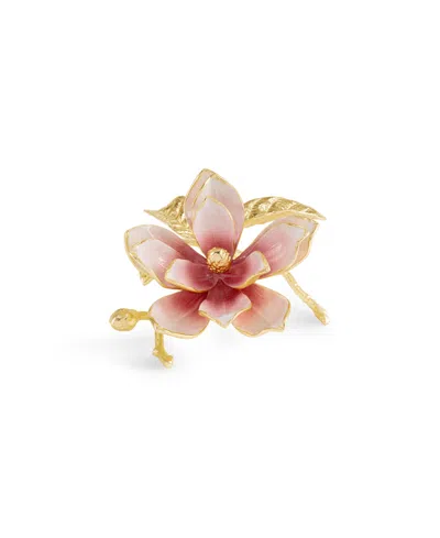 Michael Aram Pink Magnolia Decorative Object In Pink