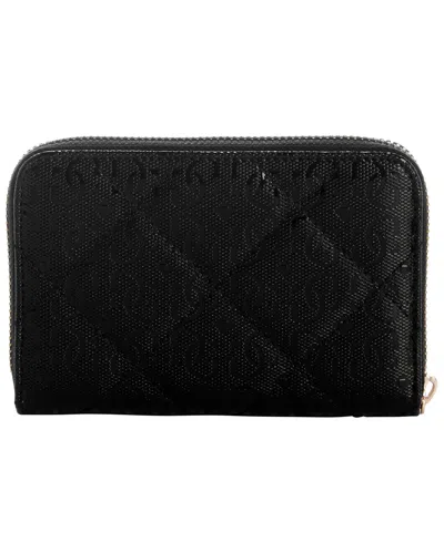 Guess Libby Medium Zip Around Wallet In Black