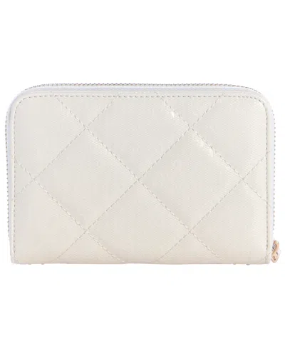 Guess Libby Medium Zip Around Wallet In White