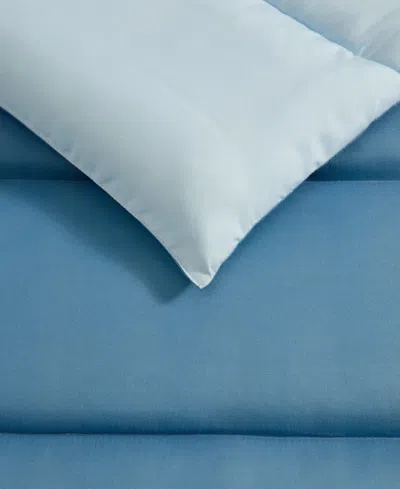 Eddie Bauer Connor Solid Channel Stitch 3-pc. Comforter Set, King In Blue