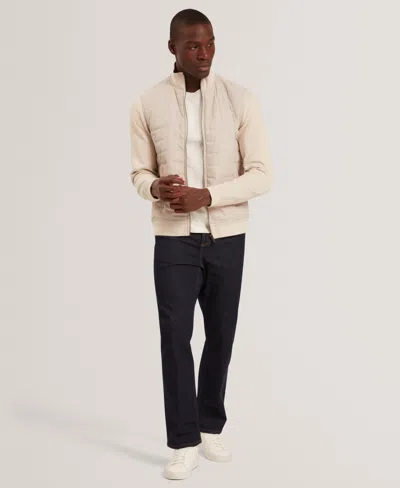 Ted Baker Durano Quilted Jacket In Neutral