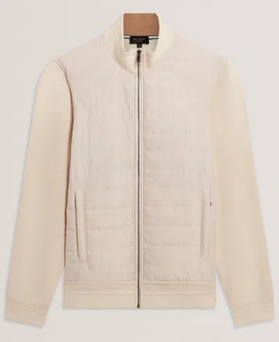 Ted Baker Durano Quilted Jacket In Neutral
