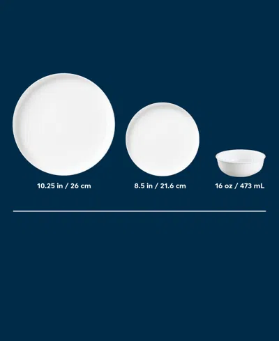 Corelle Modern Rounds 12-pc. Dinnerware Set, Service For 4 In White