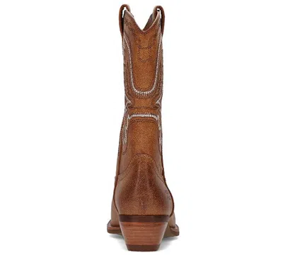 Frye And Co Irlene Short Deco Stitch In Brown