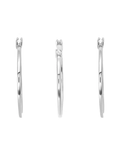 Macy's 3-pc. Cubic Zirconia Stackable Ring Set In Multi