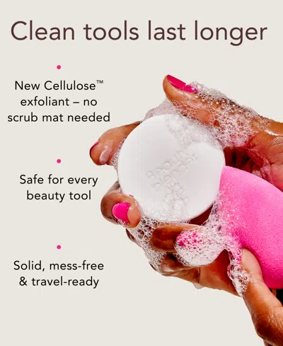 Beautyblender Blendercleanser Tool Scrub Unscented Exfoliating Solid Soap, 2 Oz. In Transparent