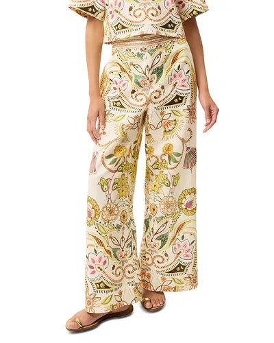 Marie Oliver Bennett Floral Print Trousers In Multi