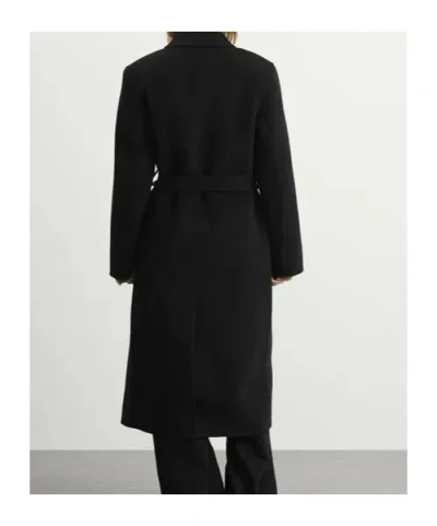 Acne Studios Double-breasted Coat In Black