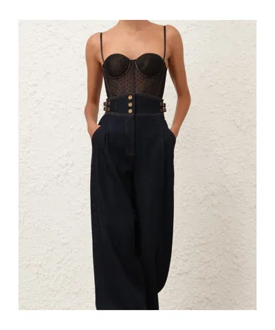 Zimmermann Body Twisted Romance In Black