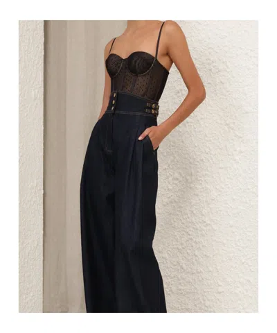 Zimmermann Body Twisted Romance In Black