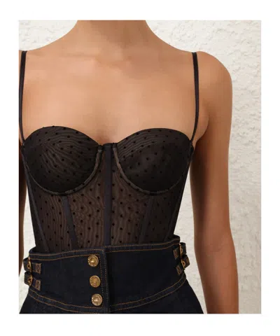 Zimmermann Body Twisted Romance In Black