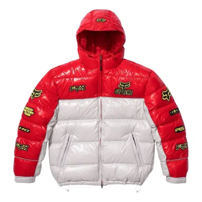 Supreme X Fox Racing® Logo-detailed Jacket In Red