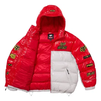 Supreme X Fox Racing® Logo-detailed Jacket In Red