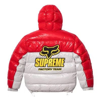 Supreme X Fox Racing® Logo-detailed Jacket In Red