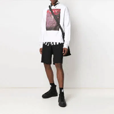 Off-white Ss21 Classic Pattern Printing Round Neck Long Sleeves Ordinary Version White