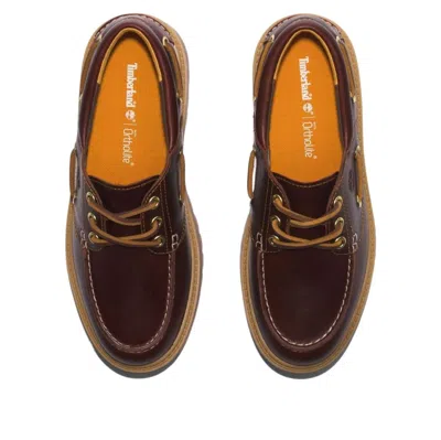 Timberland Stone Street Women S Dark Brown Platform Boat Shoe