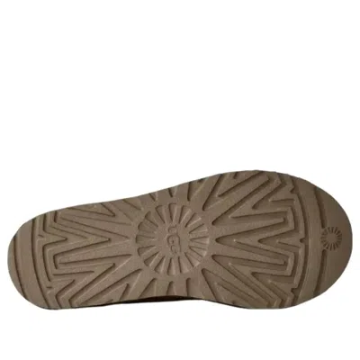 Ugg Low-profile Clog With Braid And Shearling Lining In Brown