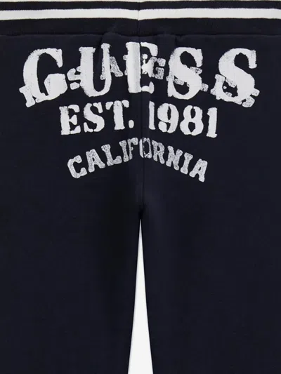 Guess Boys Logo Joggers In Black