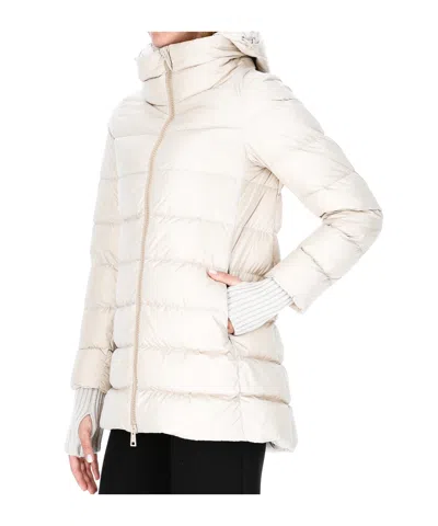 Herno Quilted Down Jacket In White