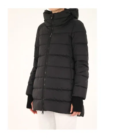 Herno Quilted Down Jacket In Black