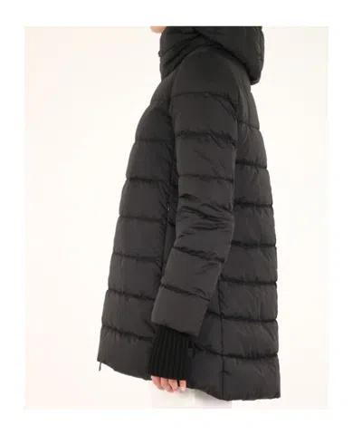 Herno Quilted Down Jacket In Black