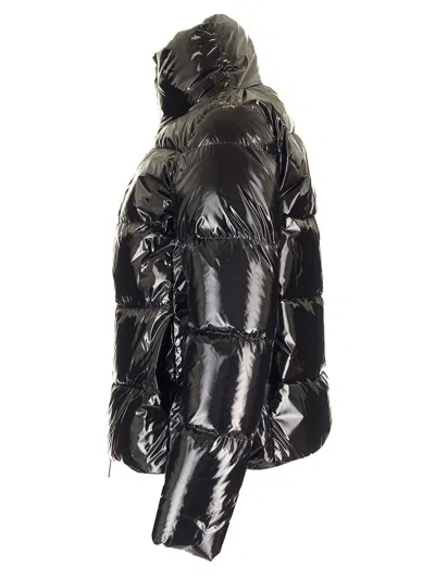 Herno Short Down Jacket In Black