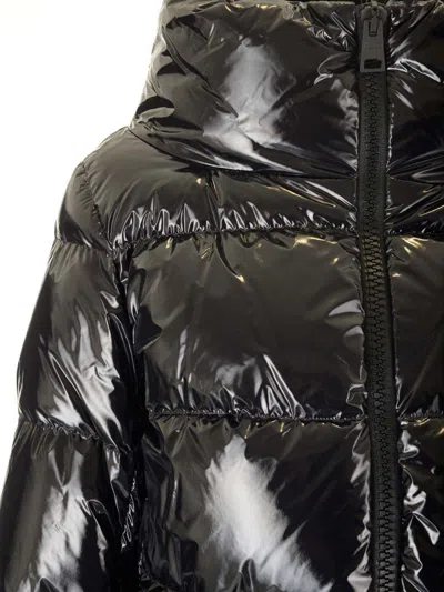 Herno Short Down Jacket In Black