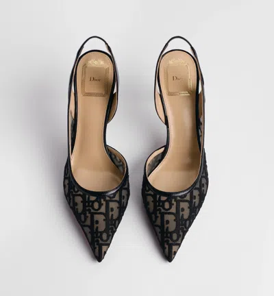 Dior Aable Slingback Pump In Black