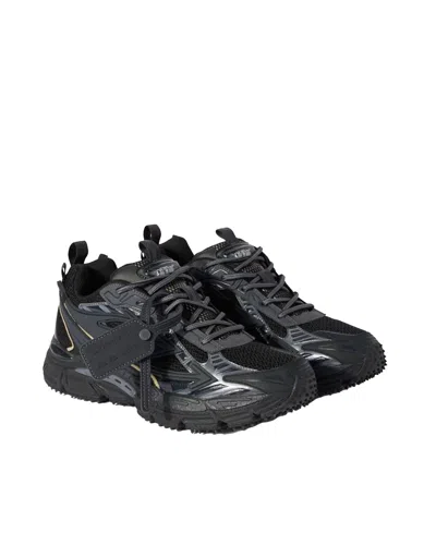 Off-white Be Right Back Panel Sneakers Pull Tab In Black