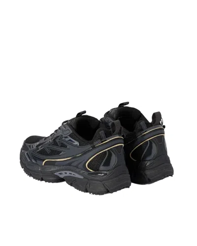 Off-white Be Right Back Panel Sneakers Pull Tab In Black