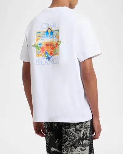 Casablanca Golden Goose Star-printed Leather Sneakers Stardan In Multi