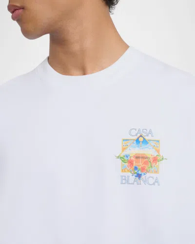 Casablanca Golden Goose Star-printed Leather Sneakers Stardan In Multi