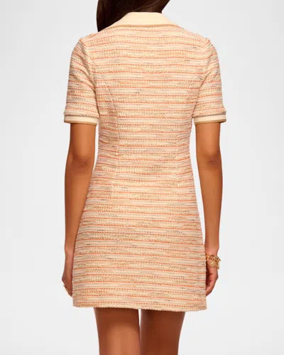 Ramy Brook Blythe Cotton Blend Tweed Minidress In Neutral
